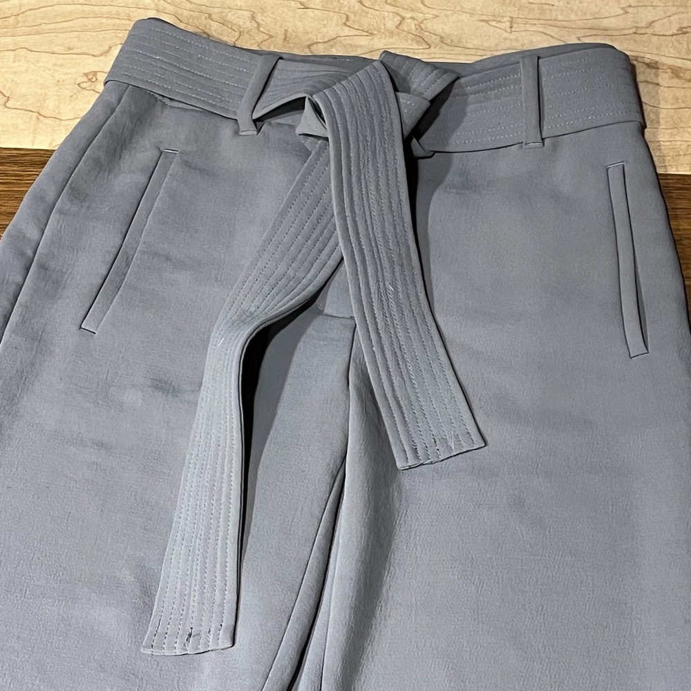 Wilfred Taupe Cropped Trousers with Belt